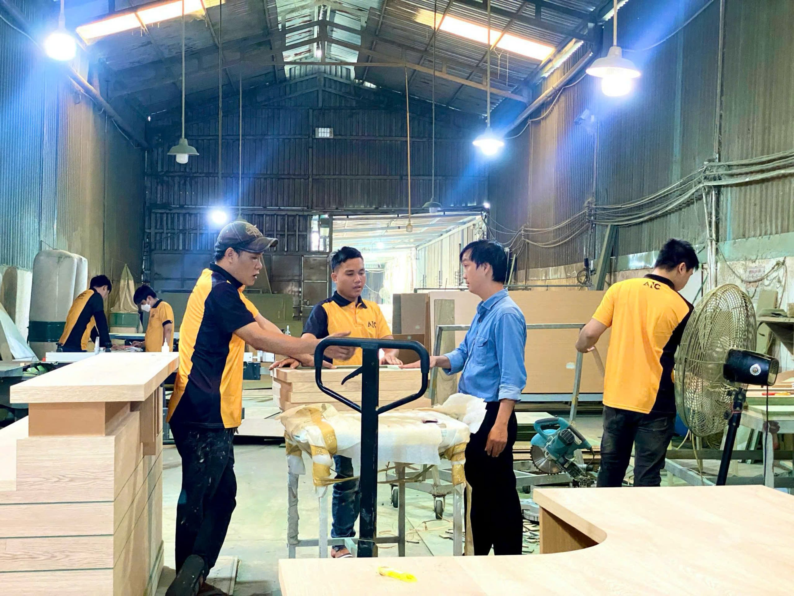 Quy trình thi công nội thất văn phòng trọn gói tiến độ thần tốc