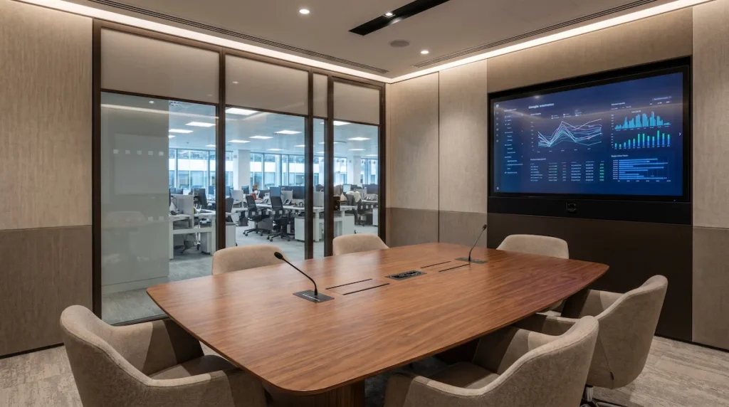Thi công hoàn thiện trọn gói nhờ xưởng sản xuất 1200m2, đảm bảo chất lượng từng chi tiết chuẩn ESG