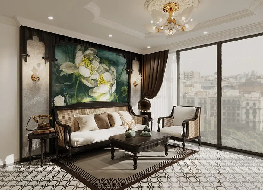 Indochine-style apartments: 7 rules to get it right