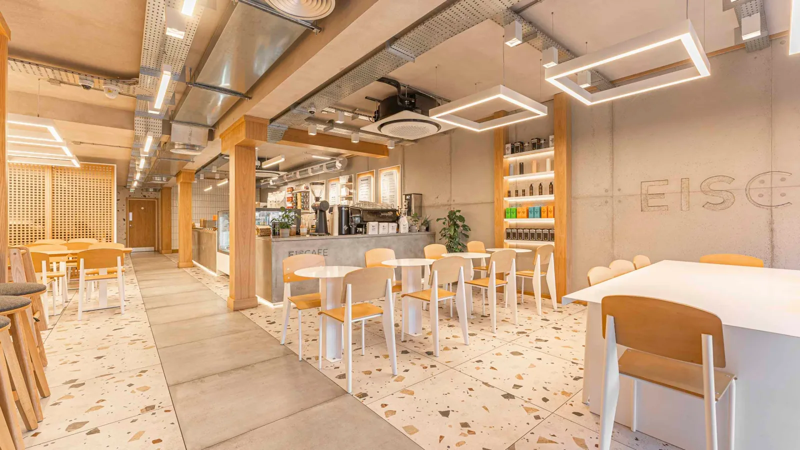 Durable, easy-to-clean materials for an F&B space built to last