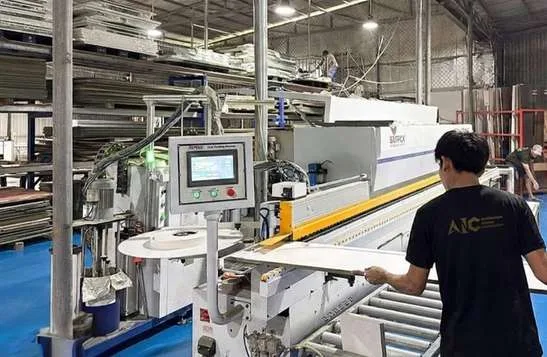 Không gian nhà xưởng sản xuất nội thất của AIC