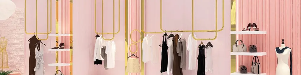 Designing a high-traffic clothing shop: style and display