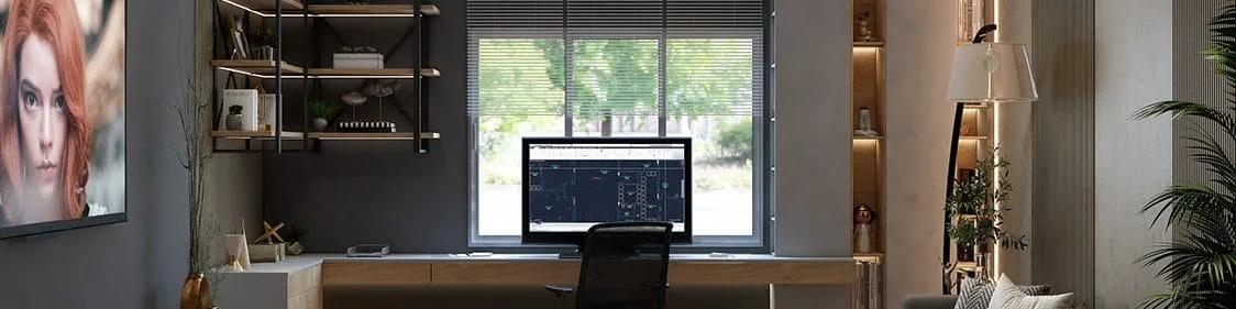Designing an ergonomic home working corner