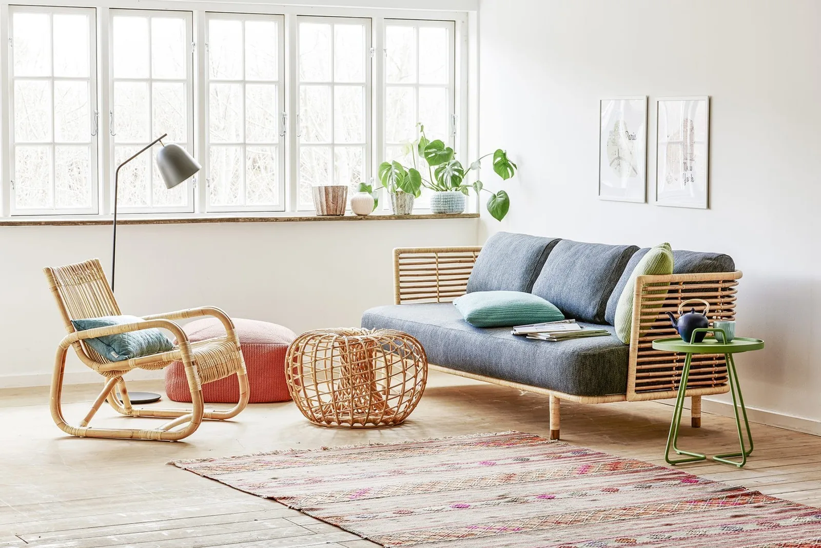 Interior construction with energy-saving green materials