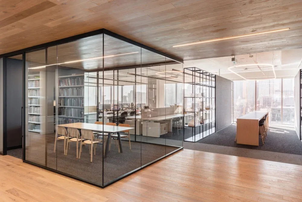 Open-plan office design trends gaining ground