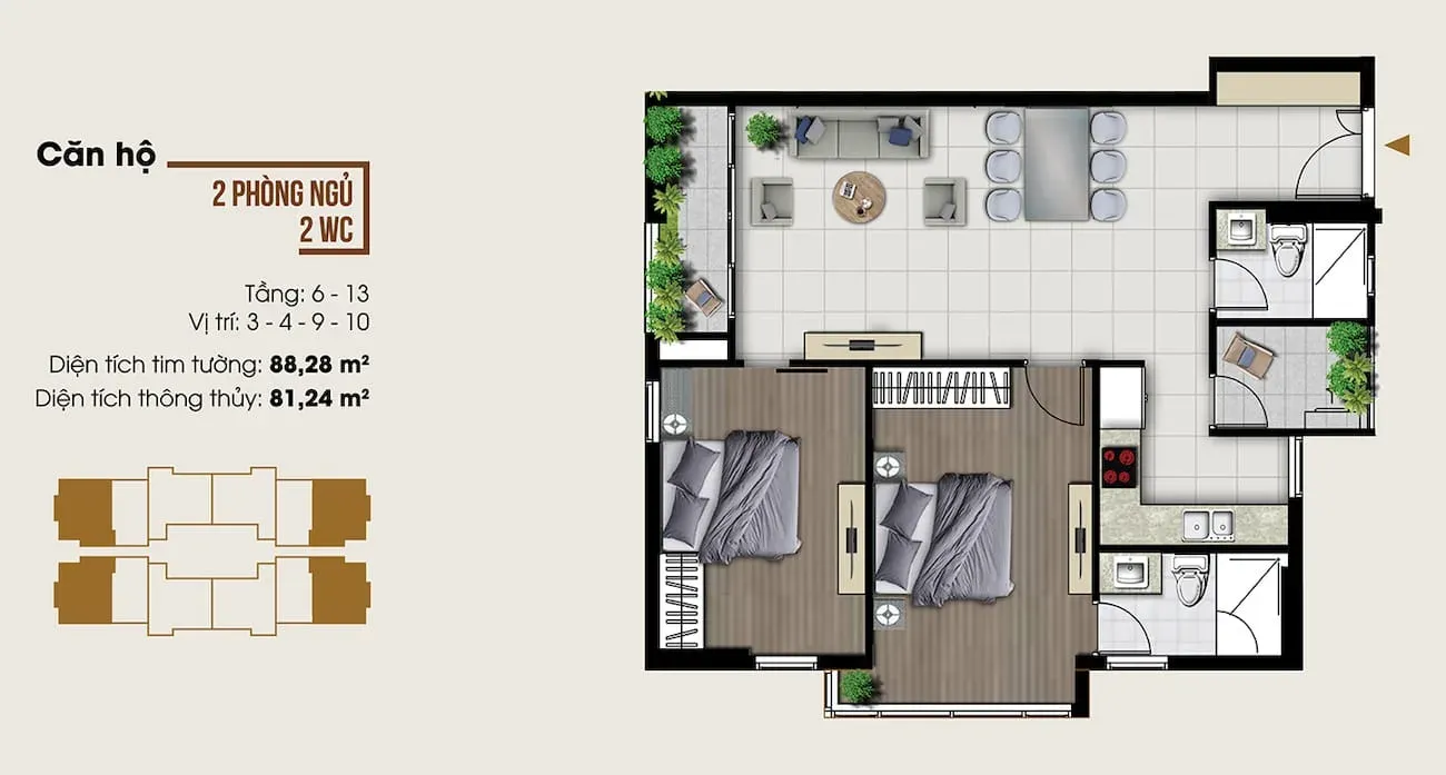 Ascent Lakeside Apartment — District 7 — photo 2
