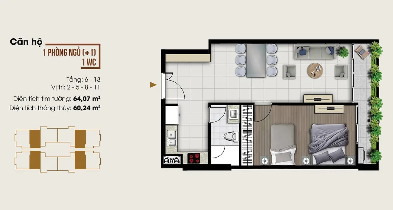Ascent Lakeside Apartment — District 7 — photo 1