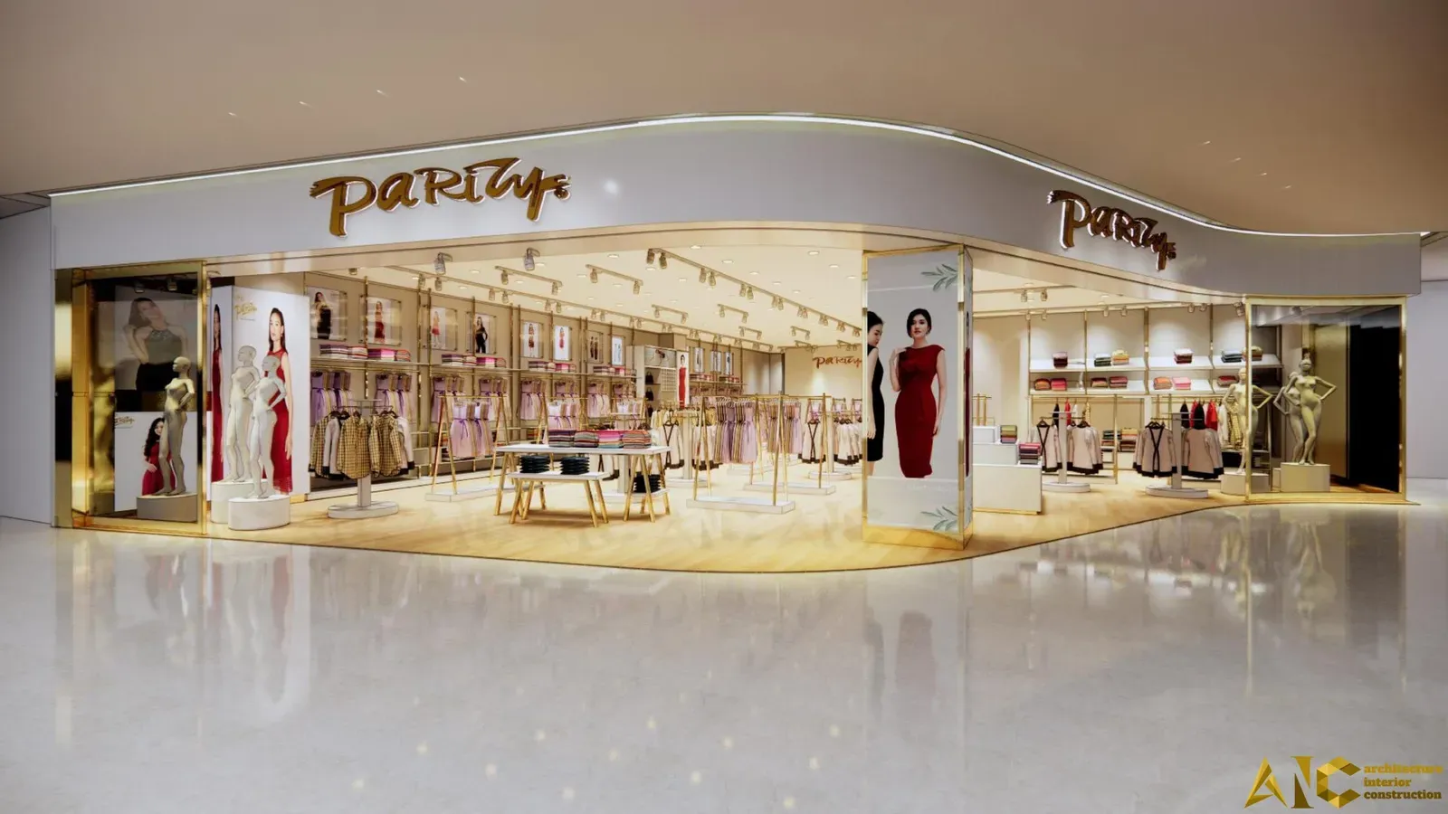 Parity fashion store design & build
