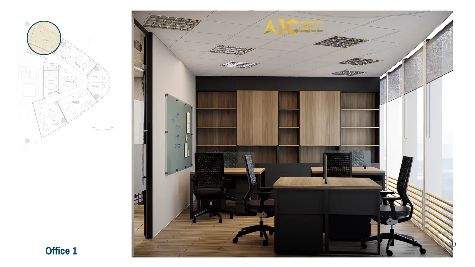 East Minerals Office — Bitexco T34 — 3D design render 4