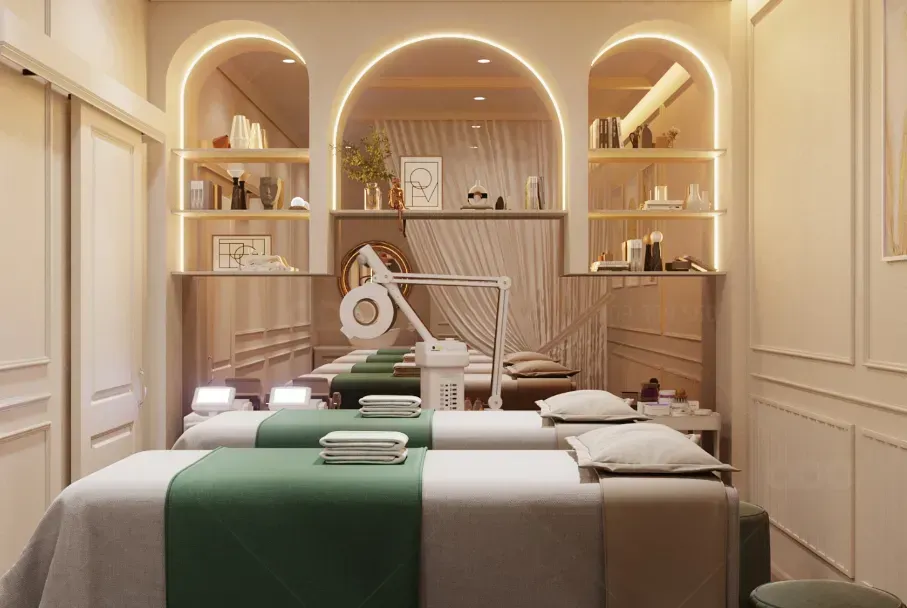 GetFit spa design & build — Tan Phu — 3D design render 3