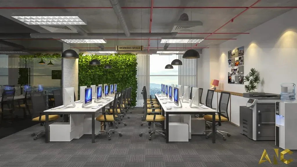 USOL Vietnam Office — 3D design render 1