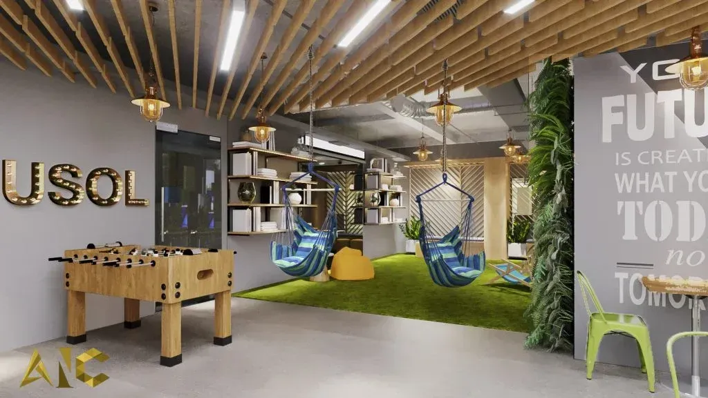 USOL Vietnam Office — 3D design render 4