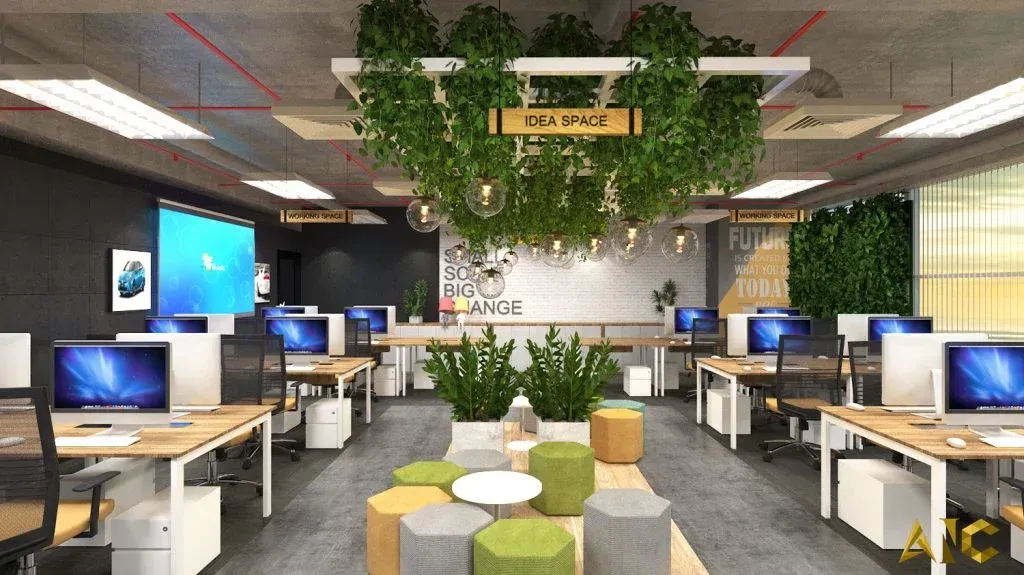 USOL Vietnam Office — 3D design render 5