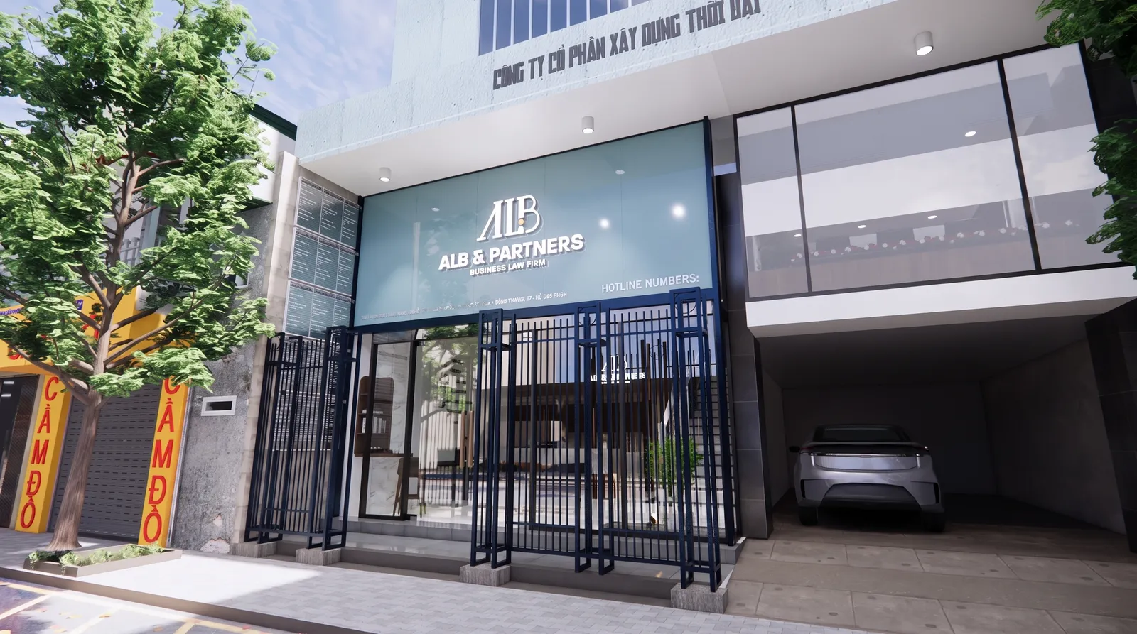 ALB & Partners Turnkey Office — Bình Thạnh District — 3D design render 3