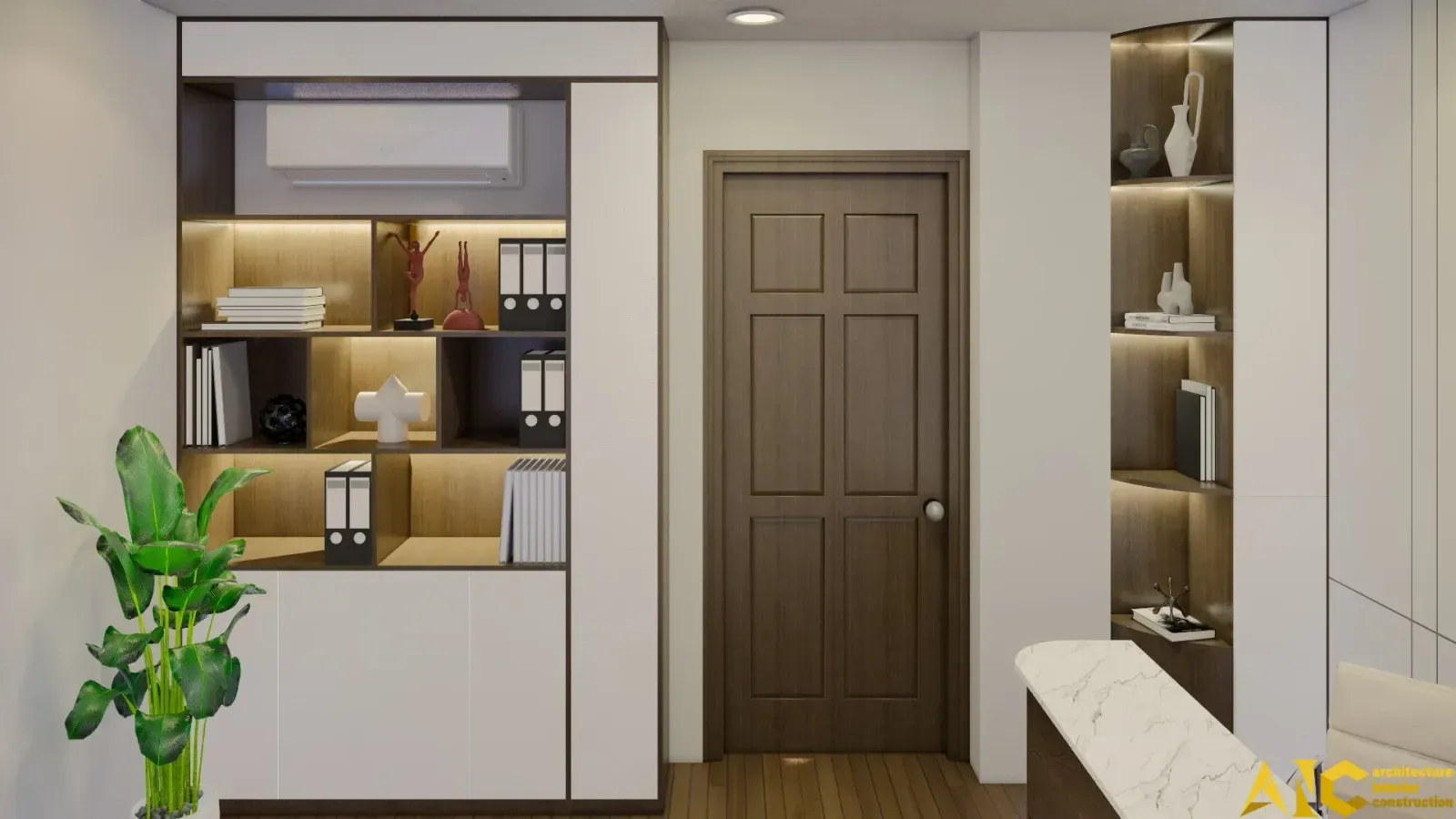 ALB Branch 2 Office — Design & Build — 3D design render 1