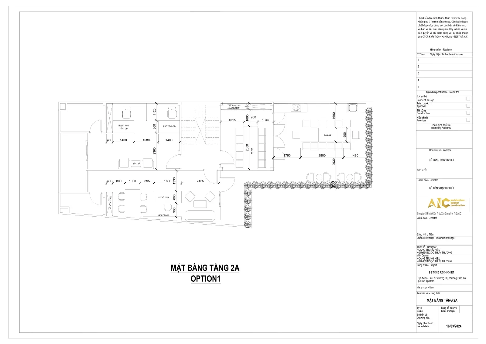 Bê Tông Rạch Chiếc (BRC) Office — Interior Design & Build — 3D design render 2