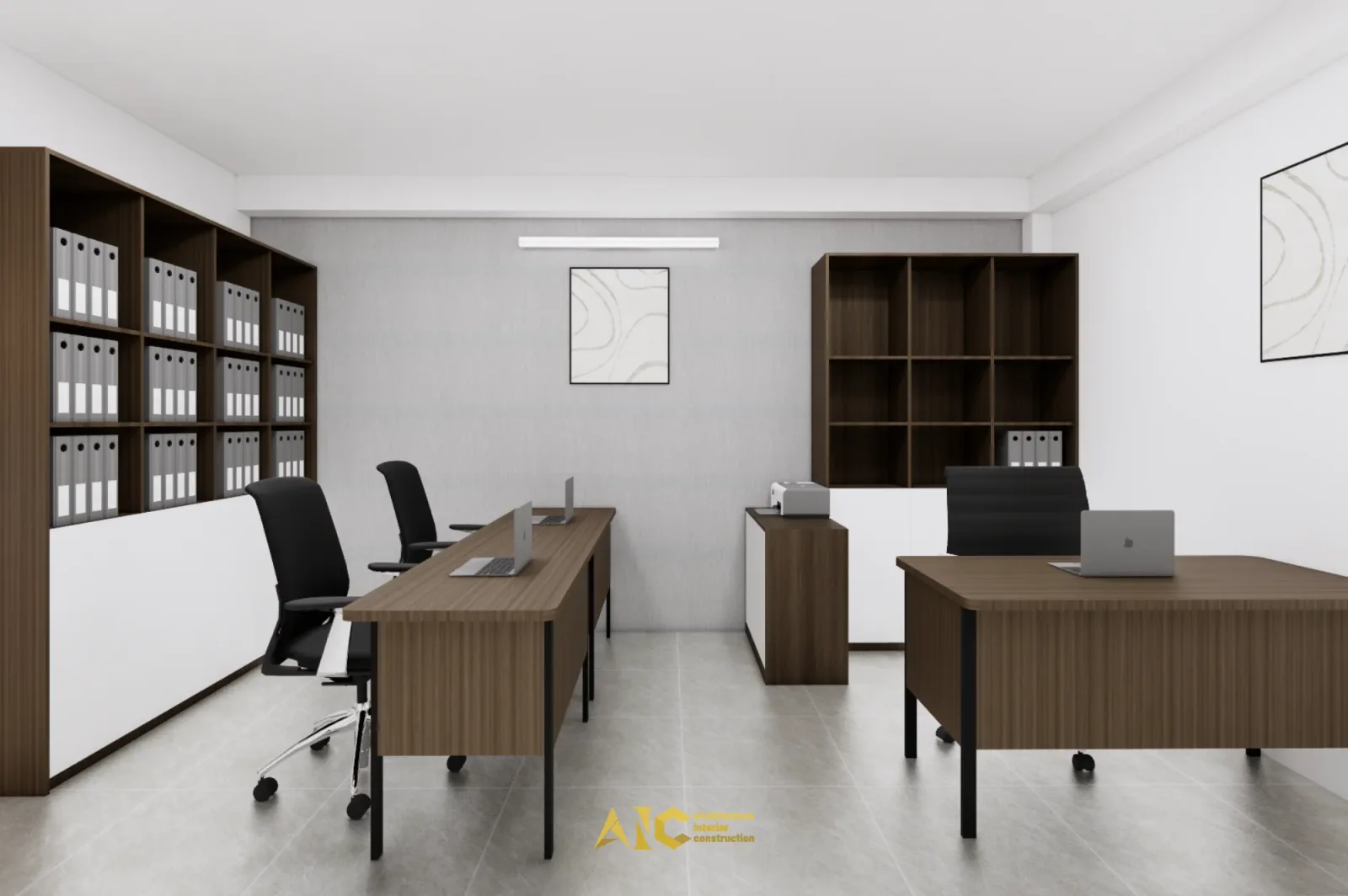 Bê Tông Rạch Chiếc (BRC) Office — Interior Design & Build — 3D design render 11