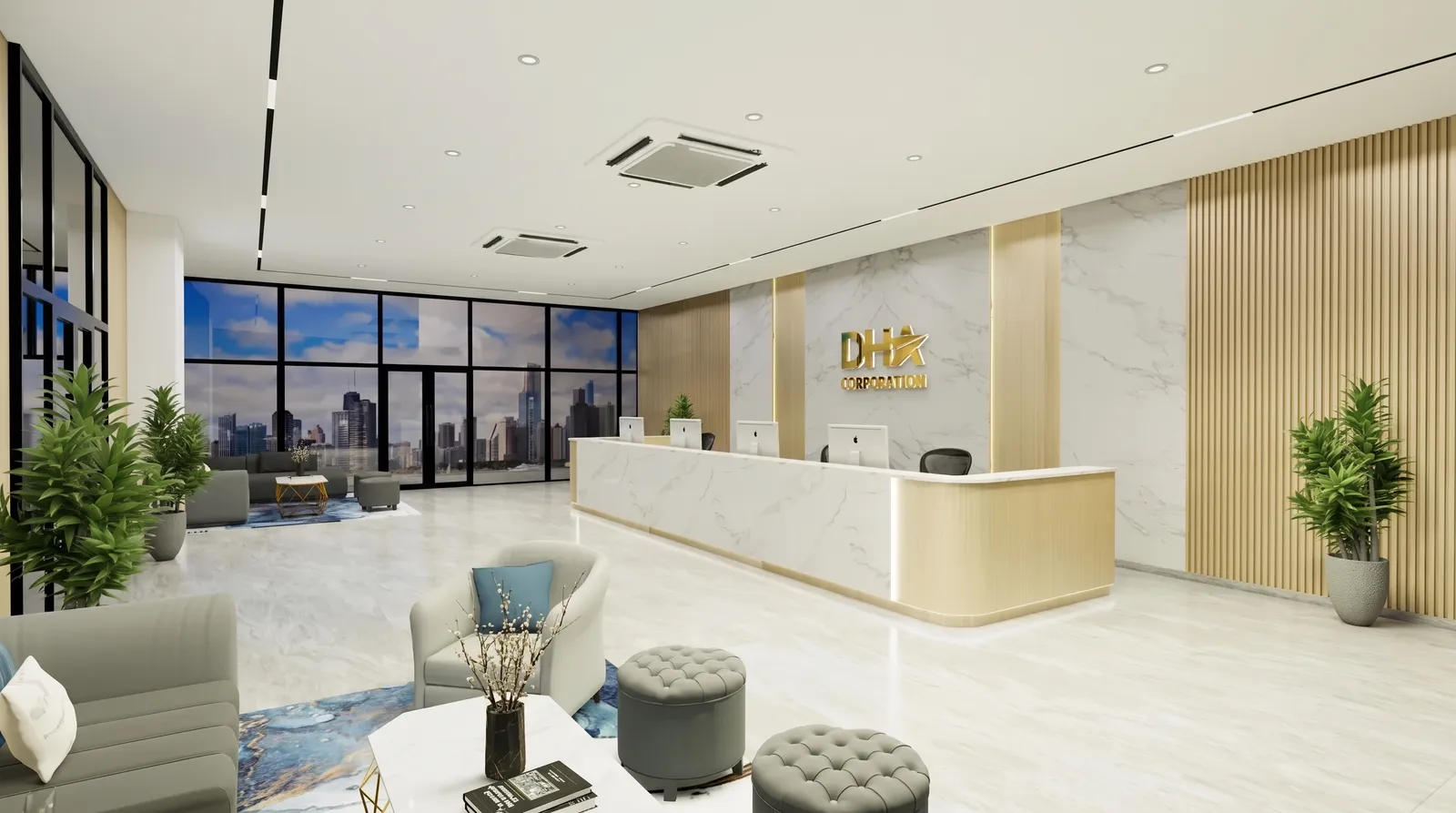 DHA Hong Bang Lobby & Interior — Design & Build