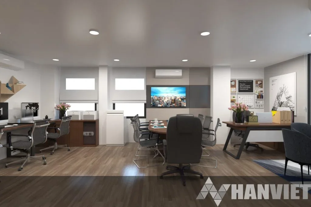 Nam Viet Office — Design & Build — 3D design render 6