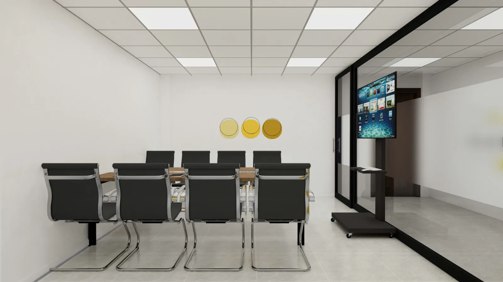 Sao Mai Bookstore Office Q12 — Design & Build — 3D design render 10