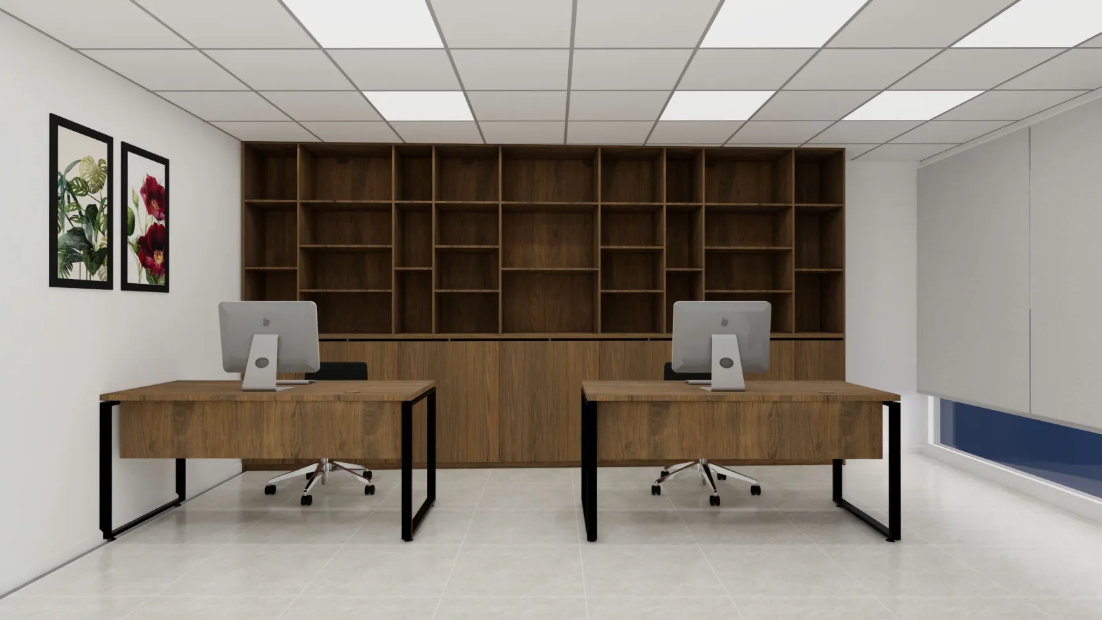 Sao Mai Bookstore Office Q12 — Design & Build — 3D design render 11
