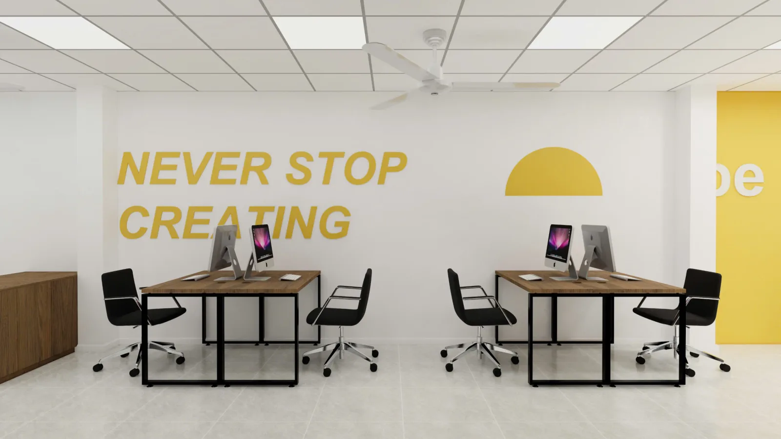 Sao Mai Bookstore Office Q12 — Design & Build — 3D design render 15