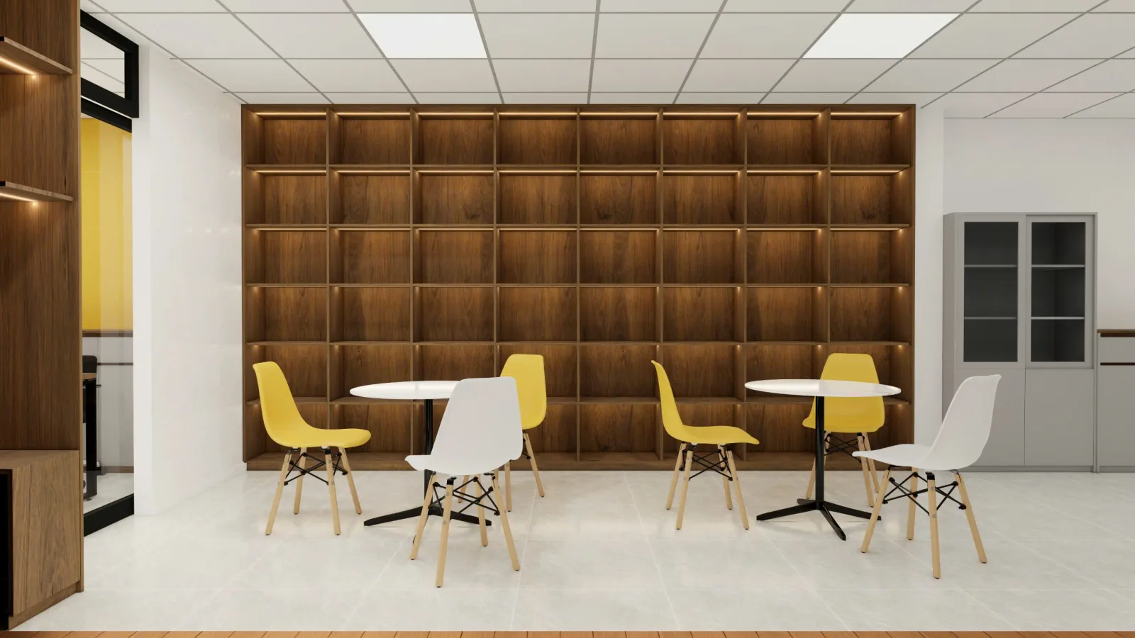 Sao Mai Bookstore Office Q12 — Design & Build — 3D design render 16