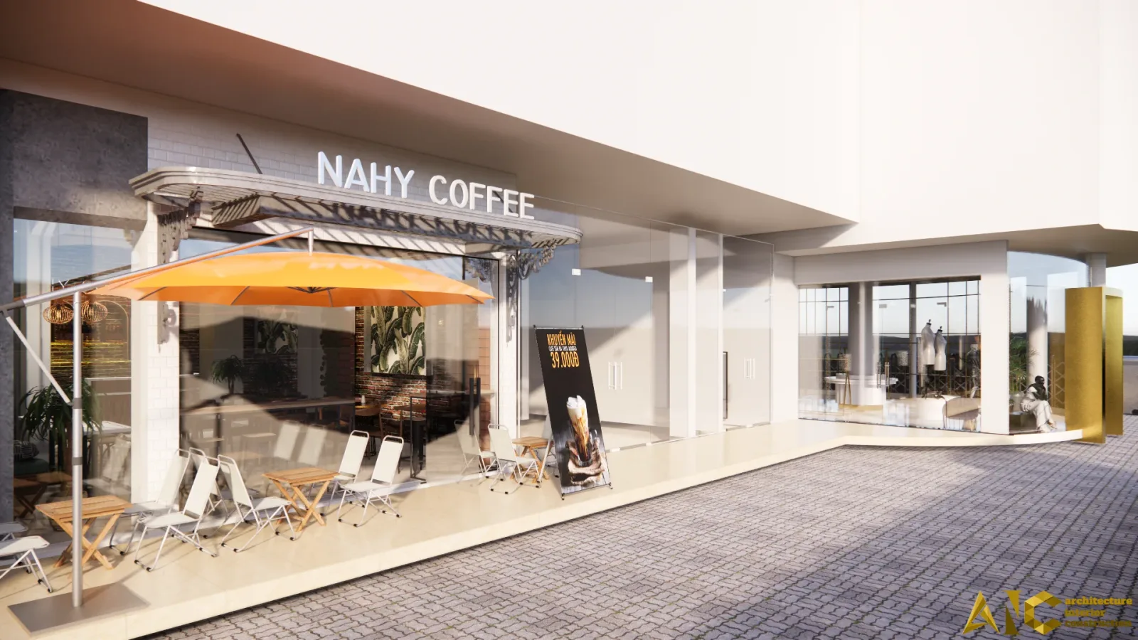 Nhan Hoa Office — 3D design render 3