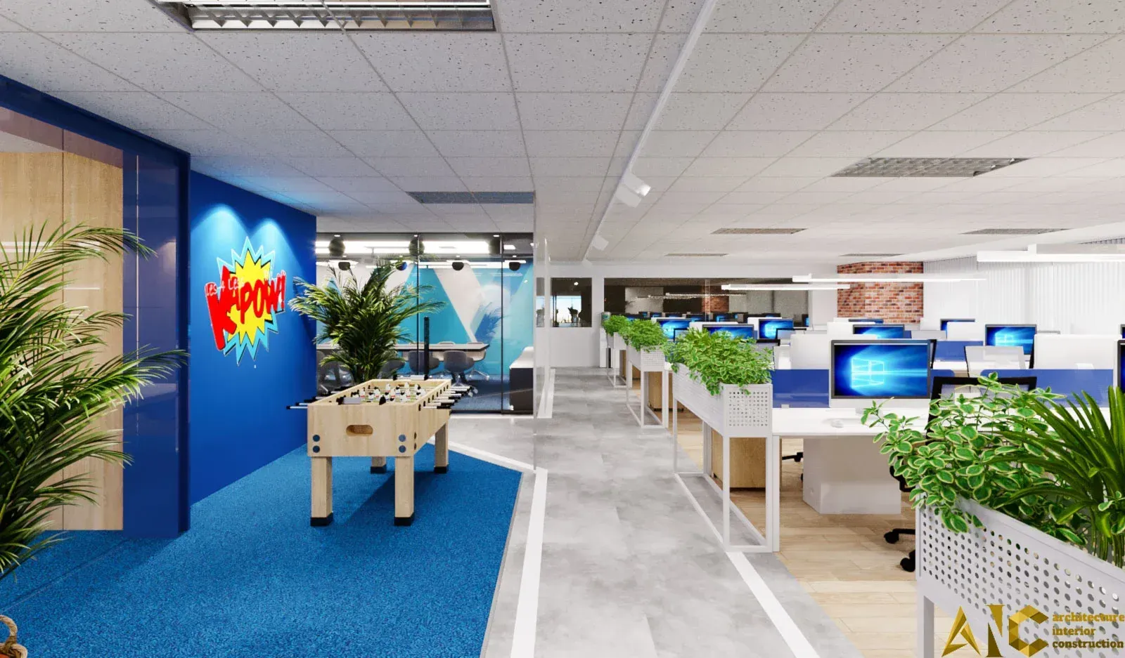 Realtek Vietnam Office — Design & Build — 3D design render 1