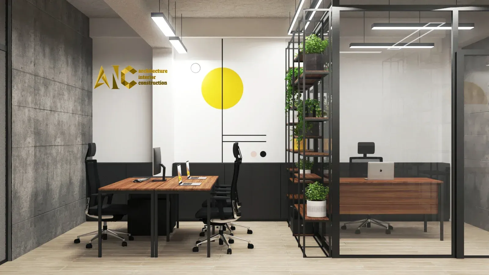Sao Mai Tay Thanh Office — Design & Build — 3D design render 4