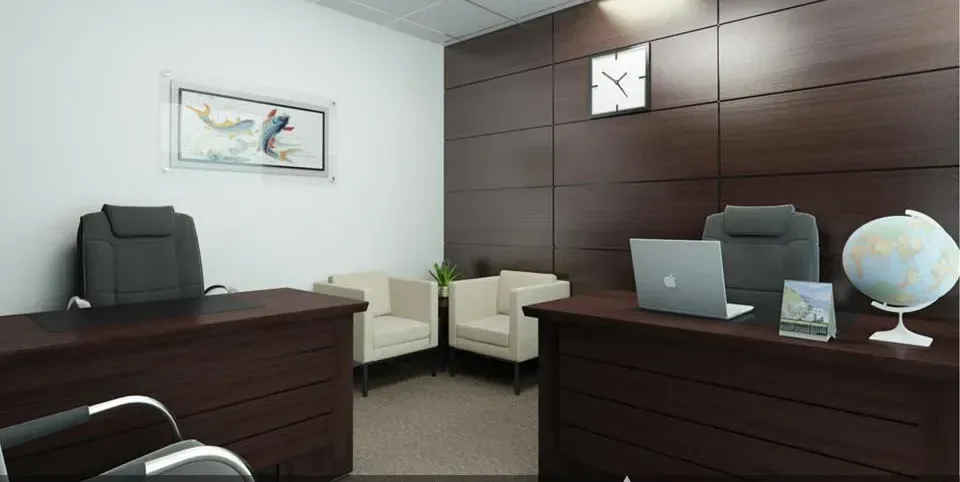 Sao Vang Office — Design & Build — 3D design render 10