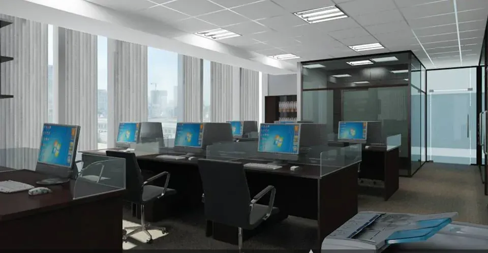 Sao Vang Office — Design & Build — 3D design render 12