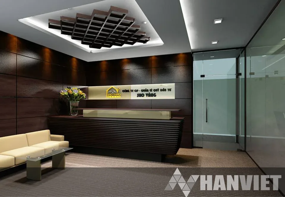 Sao Vang Office — Design & Build — 3D design render 17