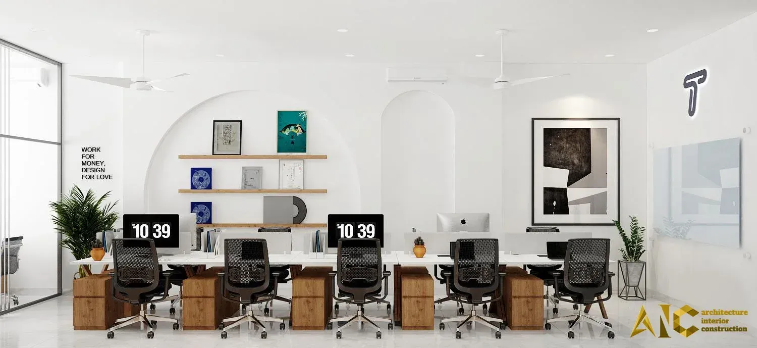 Shop Yen Office — Design & Build — 3D design render 5