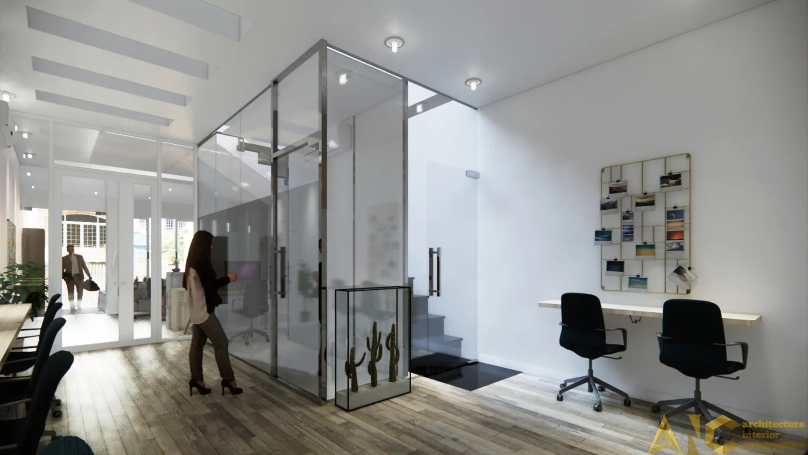 VIP Realty Office — Design & Build — 3D design render 2