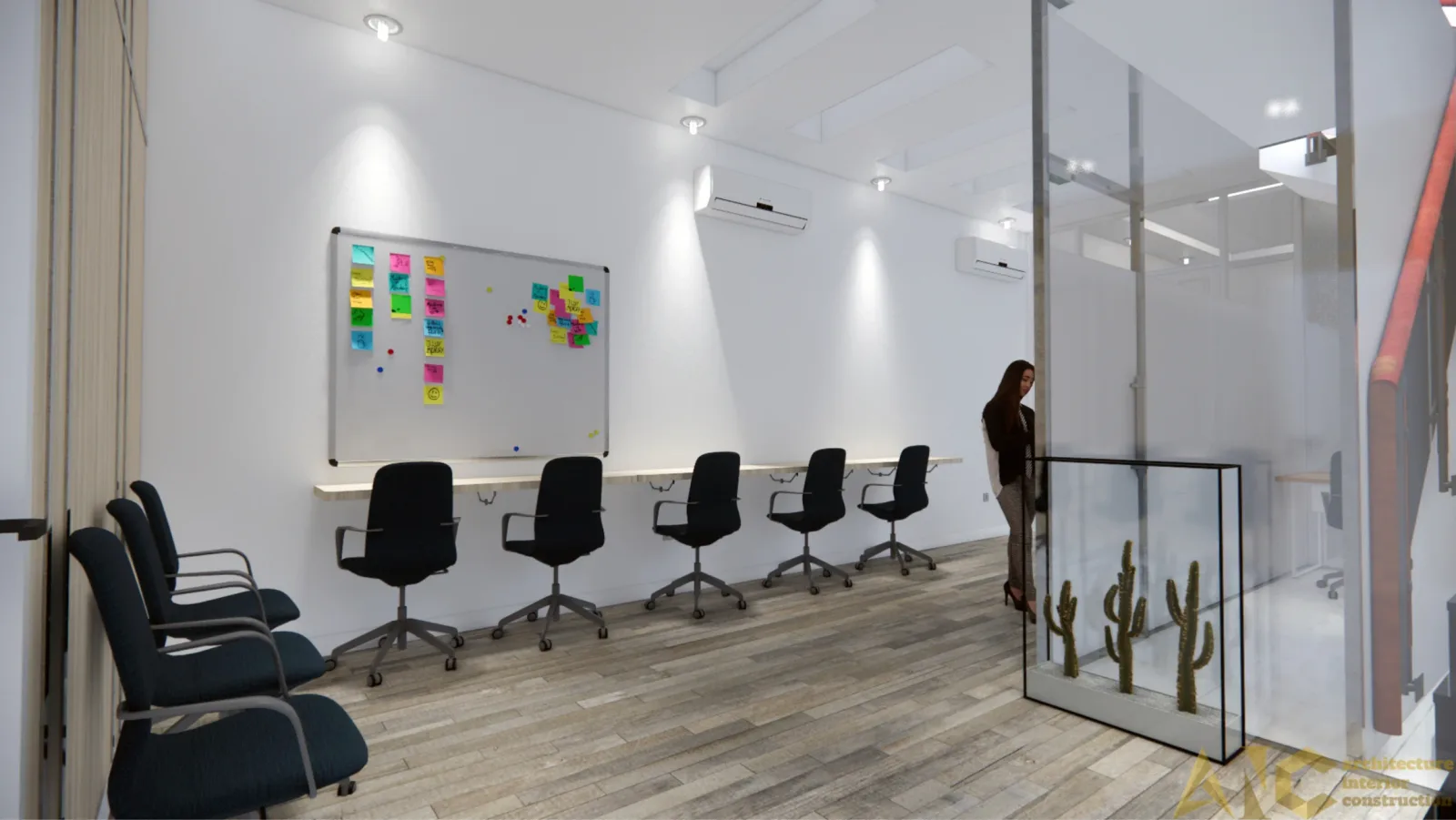 VIP Realty Office — Design & Build — 3D design render 3