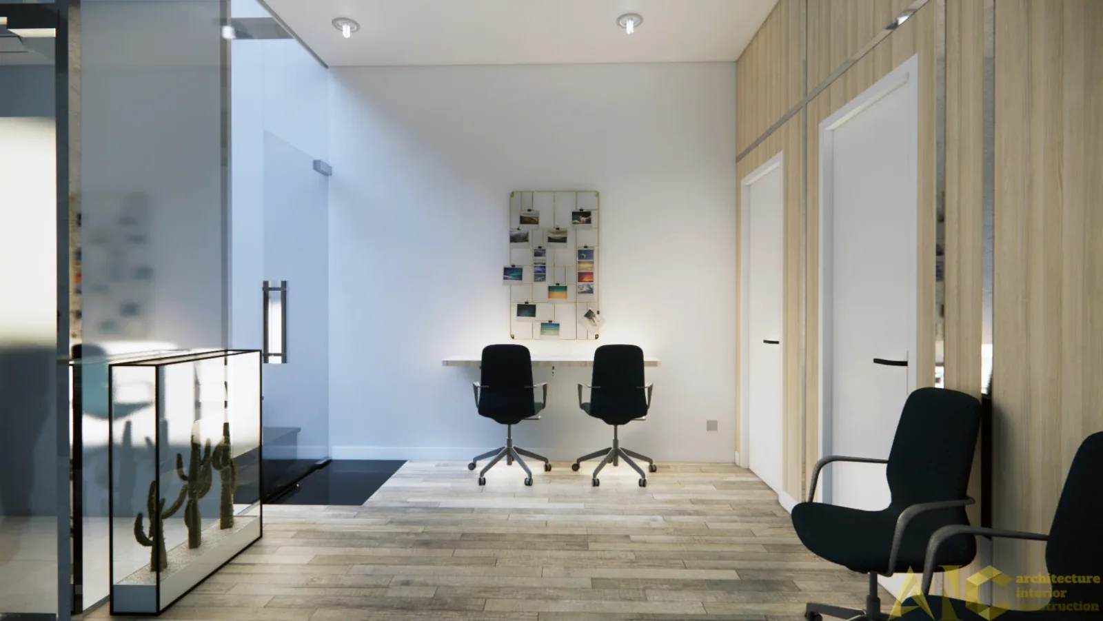 VIP Realty Office — Design & Build — 3D design render 4