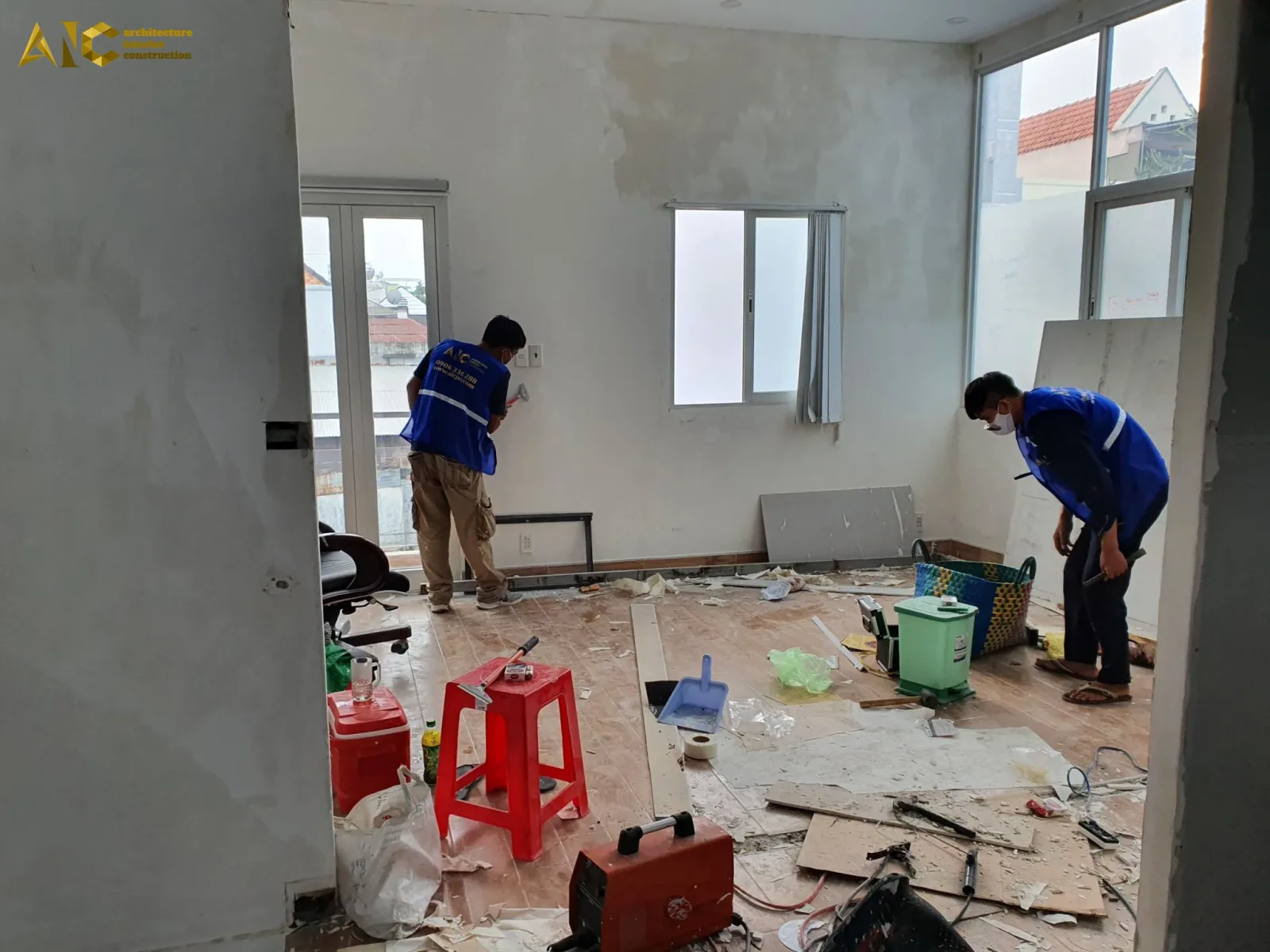 Thiết kế và thi công văn phòng XBOT — phối cảnh thiết kế 3D 7
