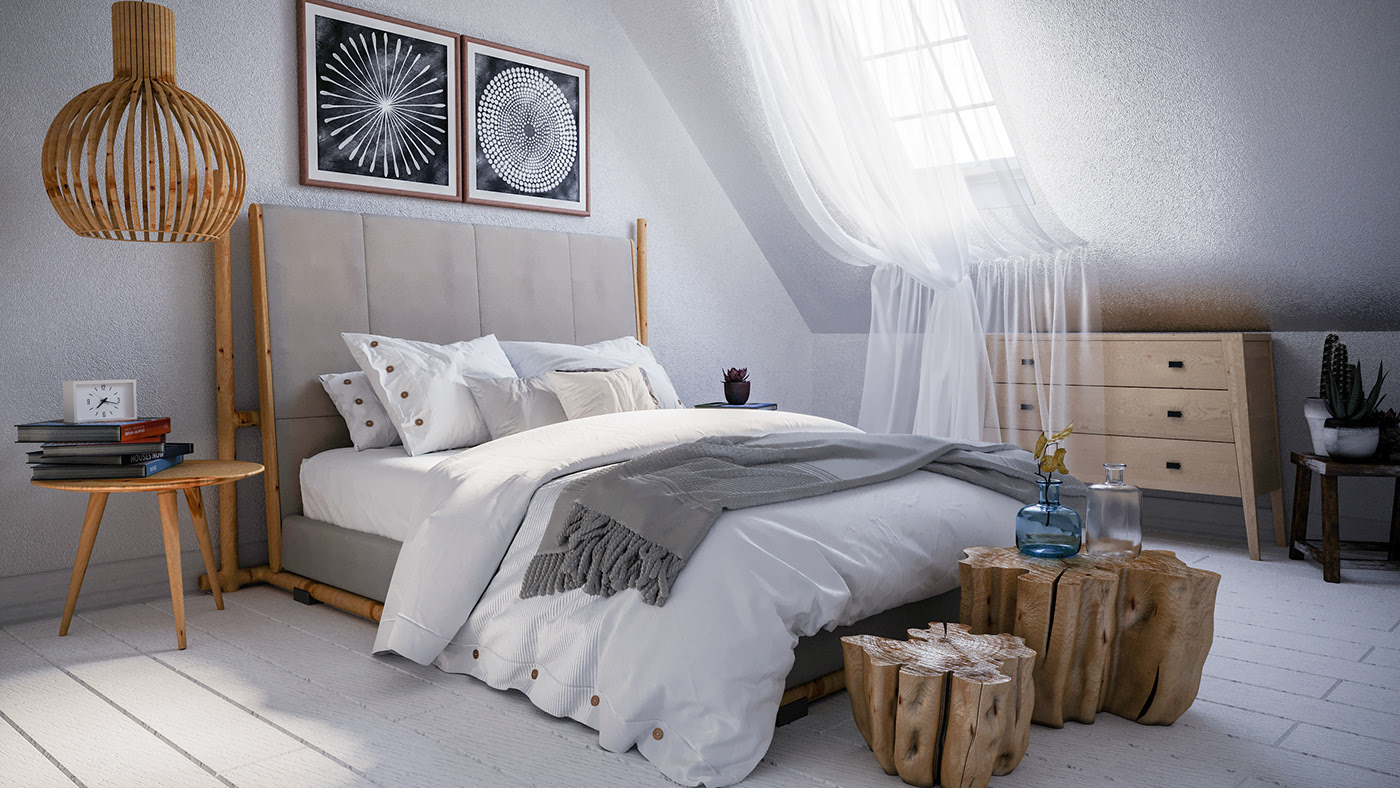 phòng ngủ phong cách Scandinavian 1