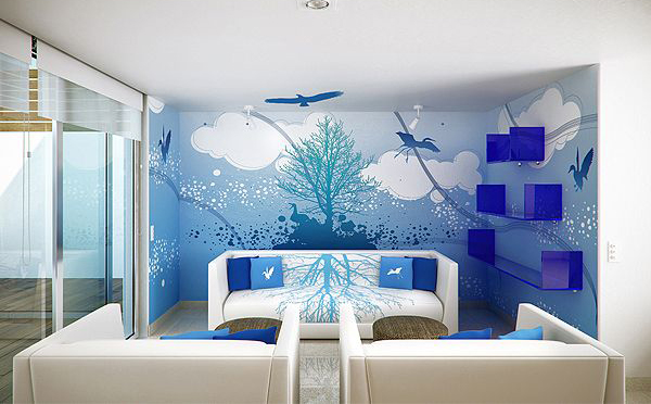 màu sắc nội thất, Màu nội thất hợp cho người mệnh Thủy