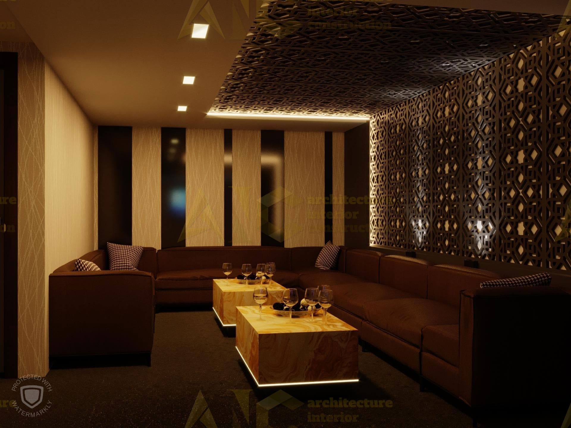 Thiết kế và thi công nội thất phòng karaoke- phòng 1 view 2