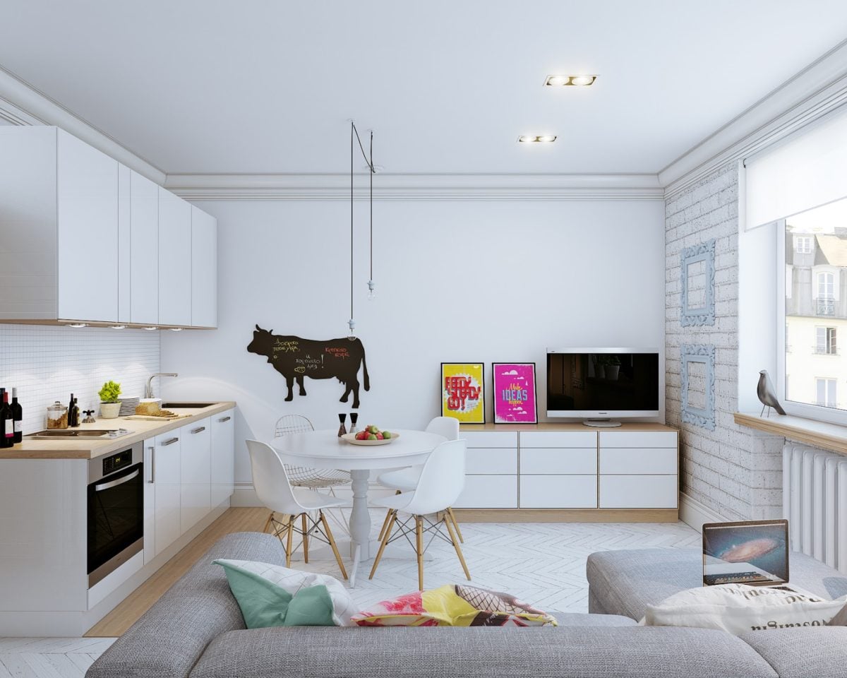 Giải Pháp Thiết Kế Cho Căn Hộ Studio Có Tích Tích Nhỏ - AICJSC