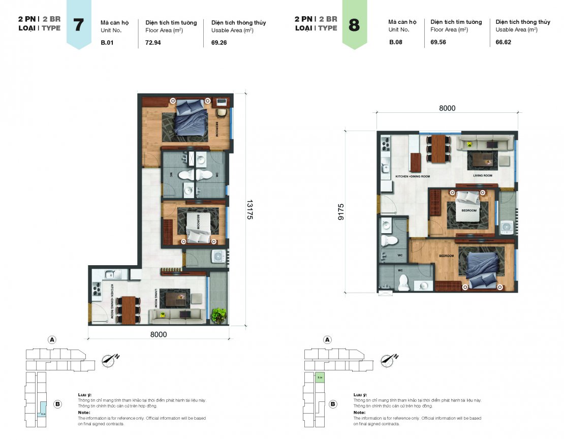 Mặt bằng căn hộ B2