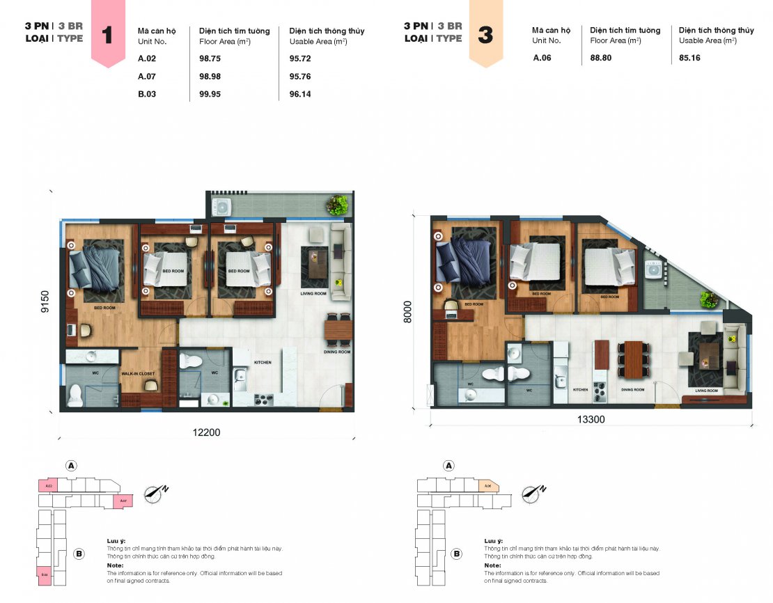 Mặt bằng căn hộ B4