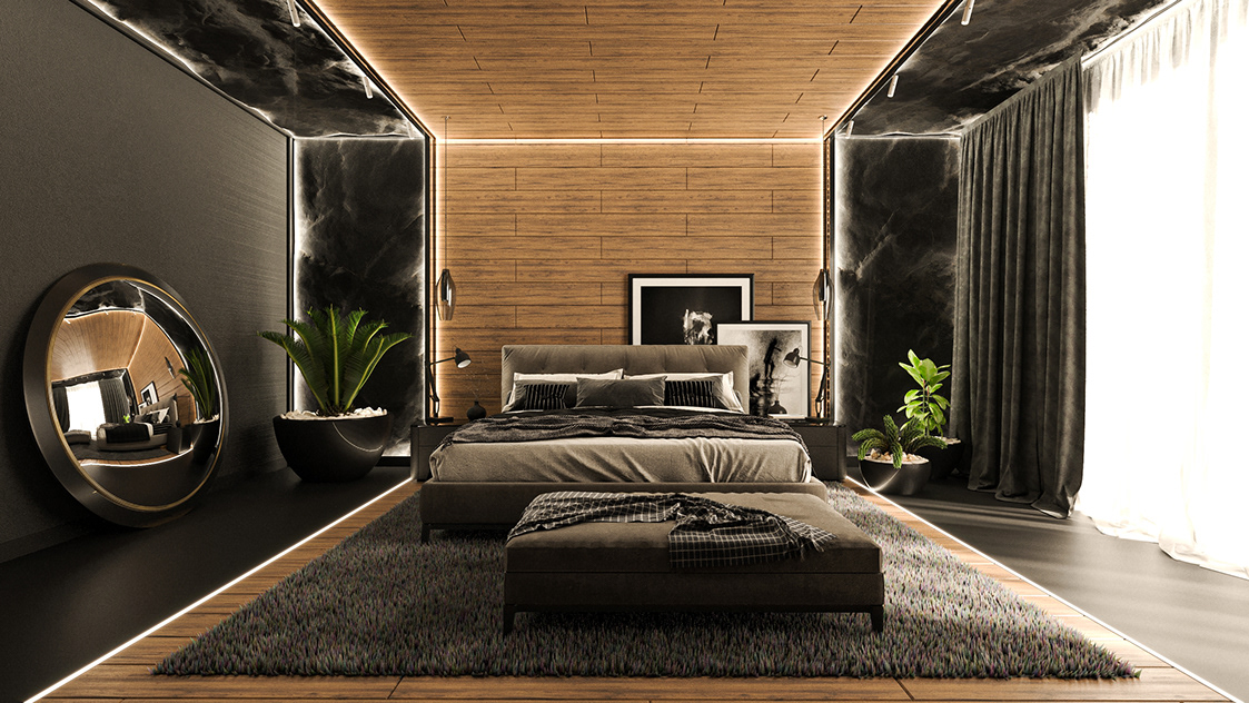 Nội thất phòng khách bằng gỗ tự nhiên - AIC JSC 3
