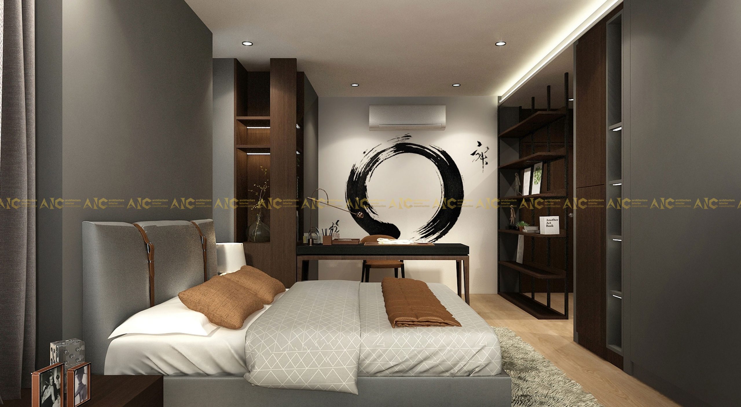 Phòng ngủ theo xu hướng phong cách Feng Shui