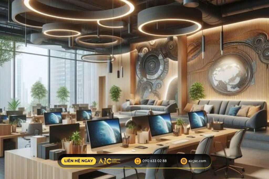 Thiết kế góc làm việc cùng AIC