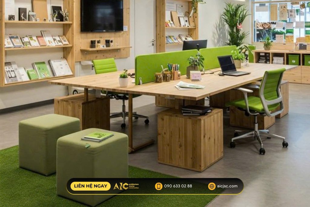 Thiết kế góc làm việc cùng AIC