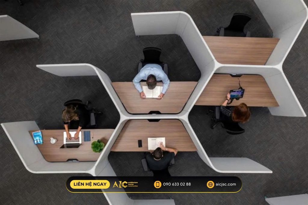 Thiết kế góc làm việc cùng AIC