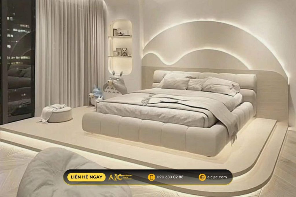 thiết kế phòng ngủ hiện đại theo đúng xu hướng